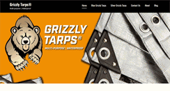 Desktop Screenshot of grizzlytarps.com