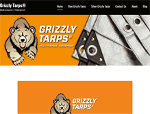 Tablet Screenshot of grizzlytarps.com